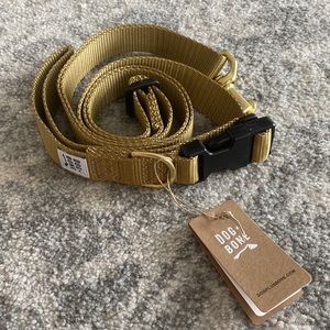 Dog + Bone Adjustable Leash - Gold